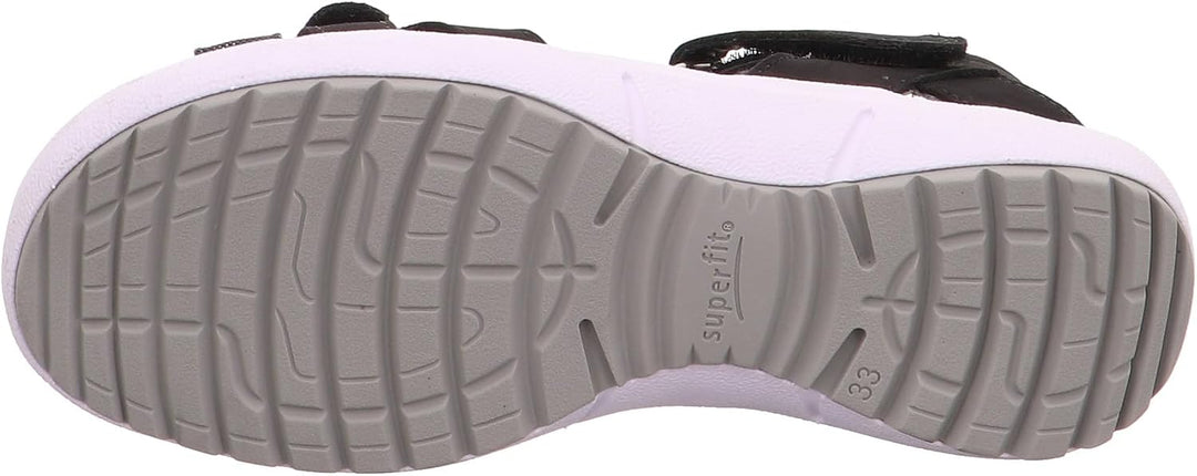 Superfit RAINBOW Sandale 0-609203 Mädchen 33 EU Schwarz Schwarz 0000, 33 EU Schwarz Schwarz 0000