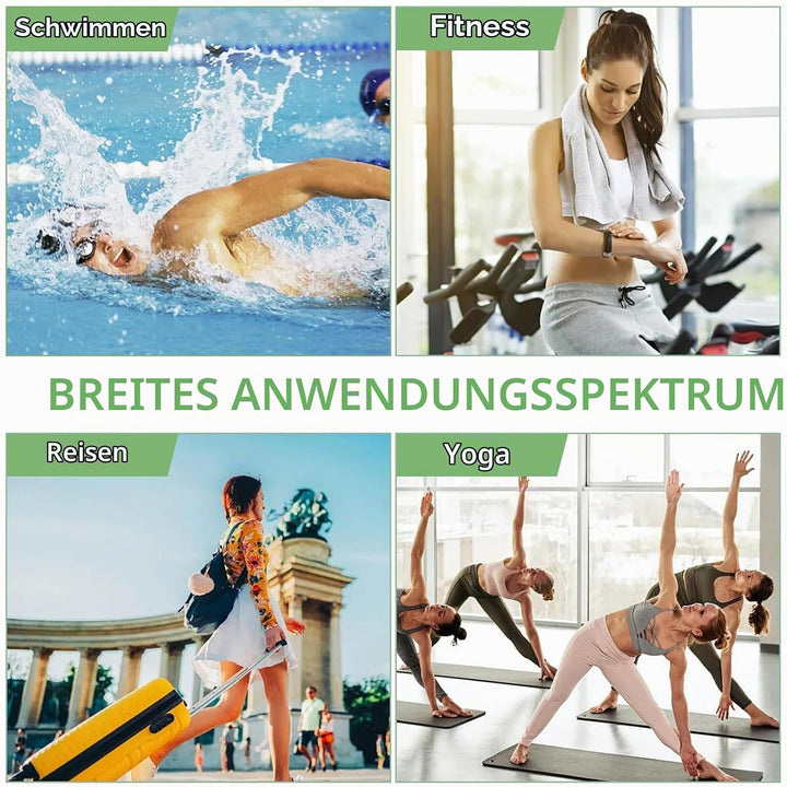 Sporttaschen Reisetasche für Damen Herren, Tasche für Sport Yoga Reisen, wasserdichte Trainingstasch