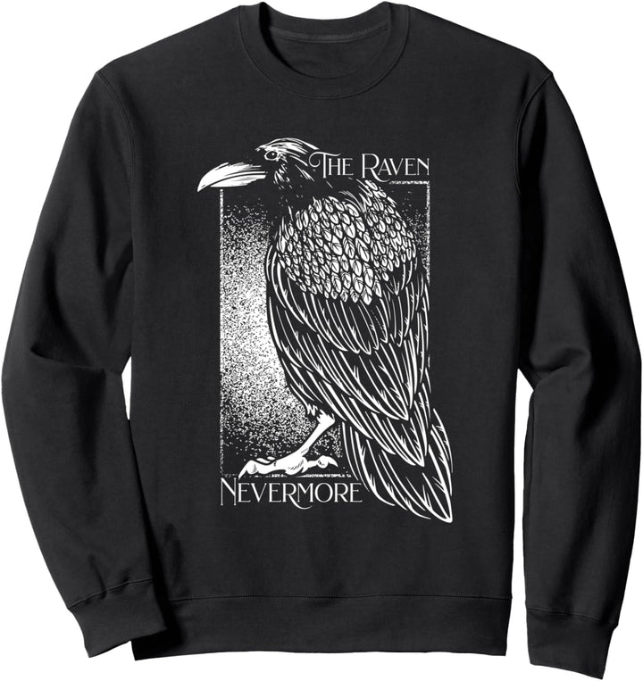 Edgar Allan Poe Der Rabe Nevermore Beunruhigt Sweatshirt