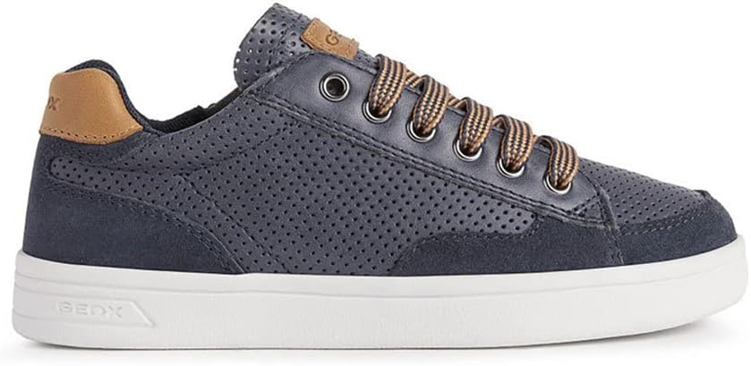 Geox Jungen J Djrock Boy B Sneakers 28 EU Navy Cognac, 28 EU Navy Cognac