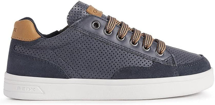 Geox Jungen J Djrock Boy BSneakers 31 EU Navy Cognac, 31 EU Navy Cognac