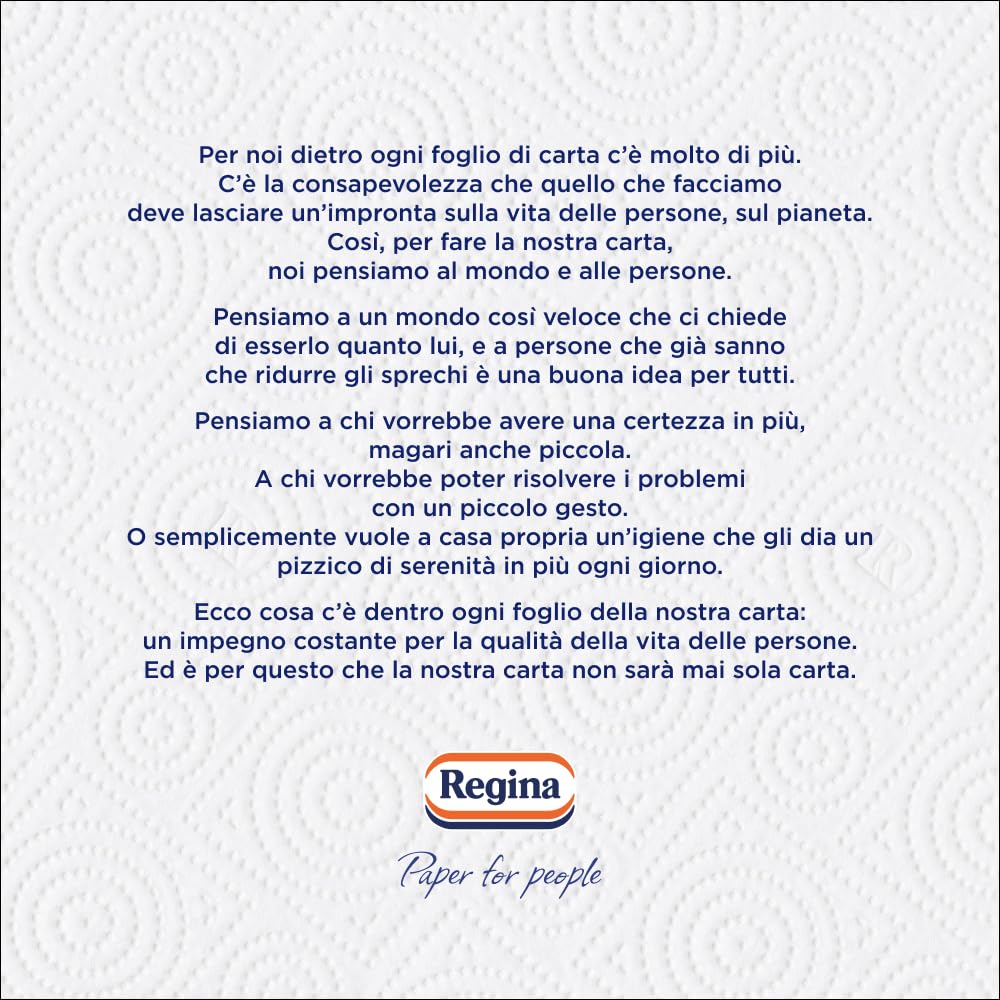 Handtücher Regina Küchenpapier | Packung mit 24 Rollen mit 2 Schichten | 85 Risse pro Rolle* | Maxi-