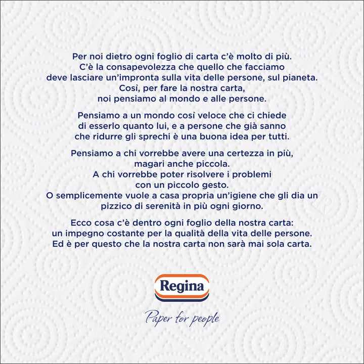 Handtücher Regina Küchenpapier | Packung mit 24 Rollen mit 2 Schichten | 85 Risse pro Rolle* | Maxi-