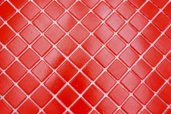 Mosaikfliese Glasmosaik rot Küchenrückwand Duschwand | 10 Mosaikmatten