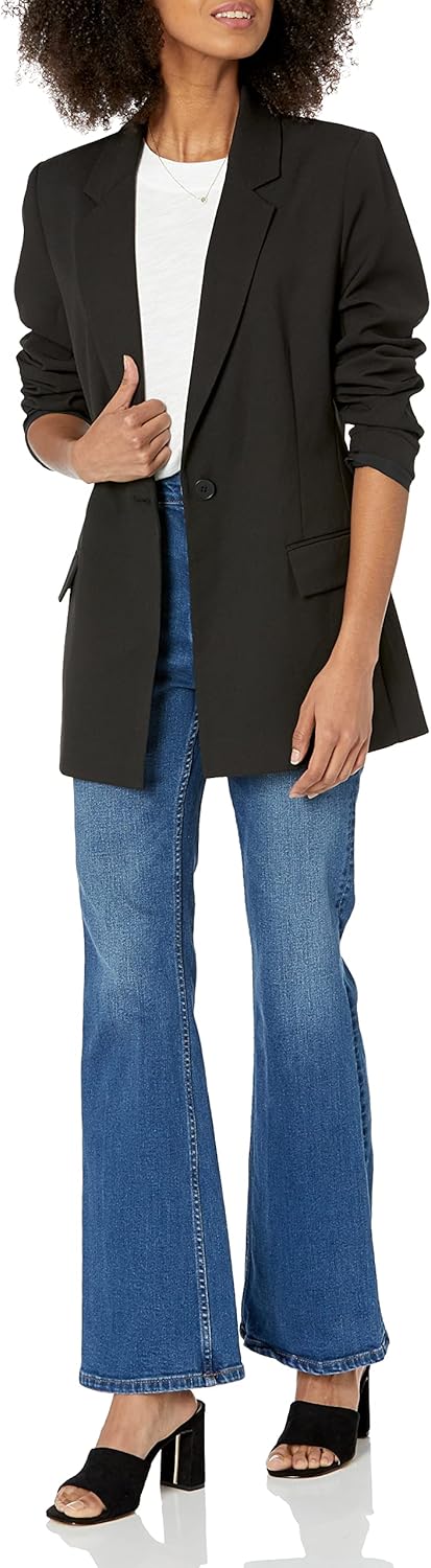 The Drop Damen Blazer (in Übergrösse erhältlich) XS Schwarz, XS Schwarz