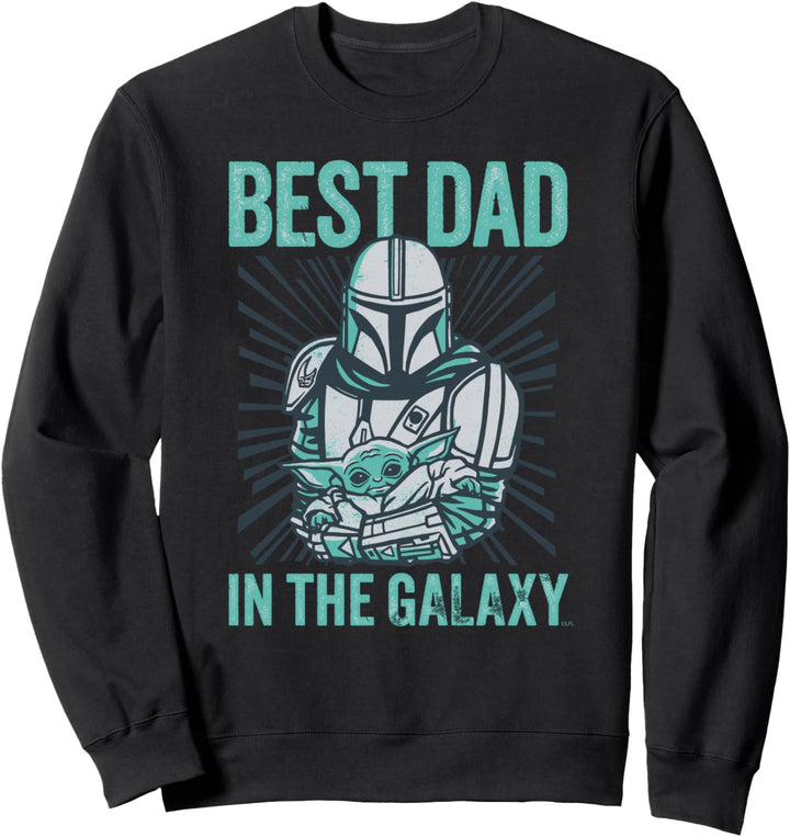 Star Wars The Mandalorian and Grogu Best Dad in the Galaxy Sweatshirt