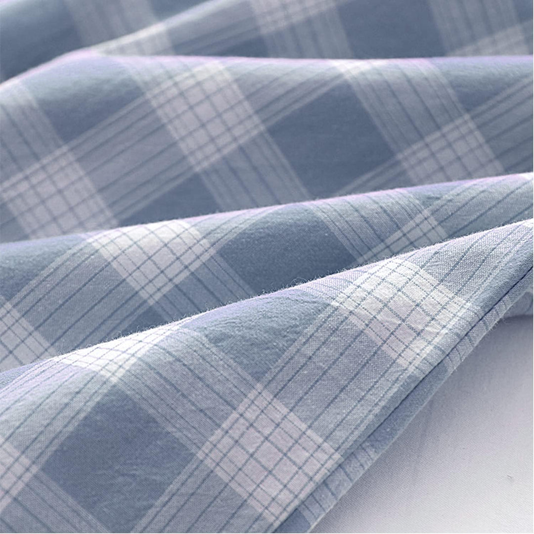 2er Pack Herren Schlafanzughose Baumwolle Pyjamahose Herren Lang Pyjamahose Karierte Nachtwäsche XXL