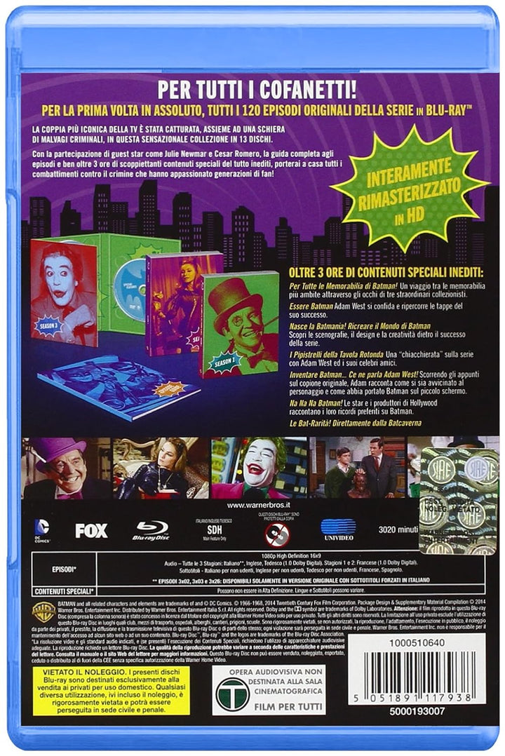 Batman - La Serie Tv Completa [Blu-ray] [IT Import], Blu-ray