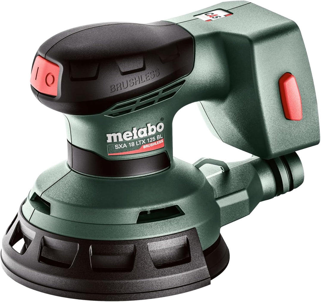 metabo Akku-Exzenterschleifer SXA 18 LTX 125 BL - 18 V, 125 mm Stützteller-Ø, 2 mm Schwingkreis, 100