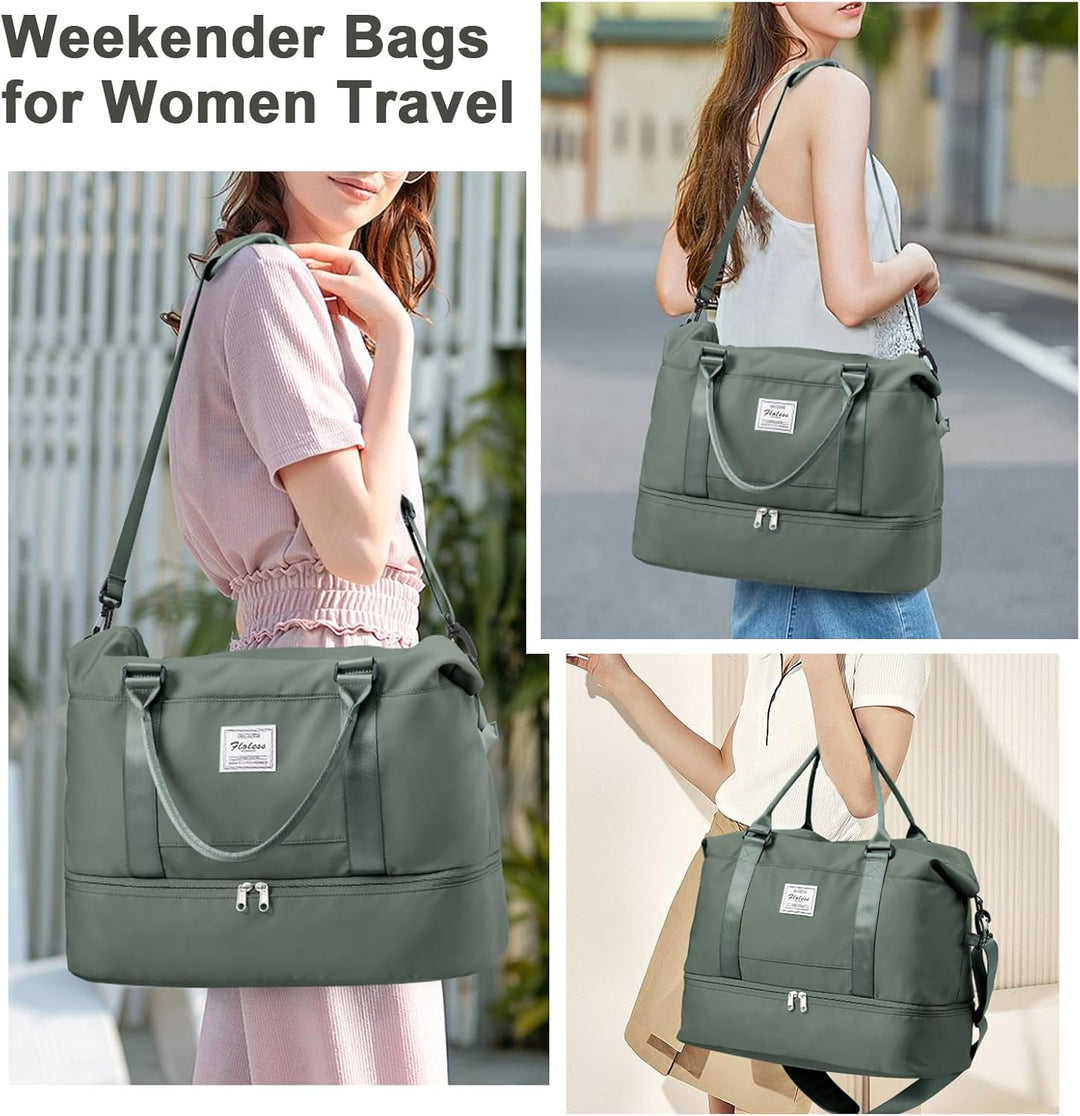 Reisetasche Damen 45x36x20 Easyjet Handgepäck Tasche Sporttasche Weekender Bag Schwimmtasche Wasserd