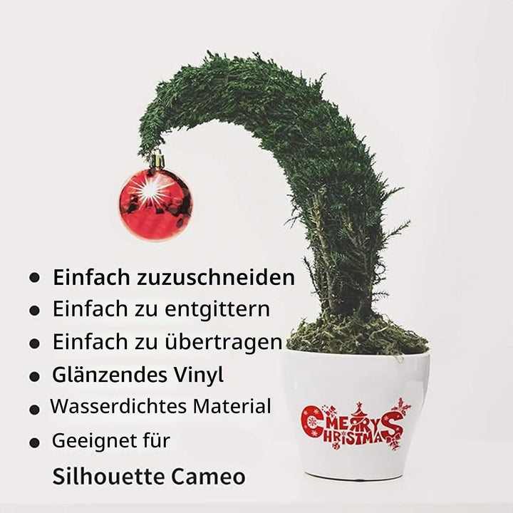 Vinylfolie Plotter, 40 PACK Permanentem Klebefolien, 30,5 x 30,5 cm iImagine Vinyl Selbstklebend Vin