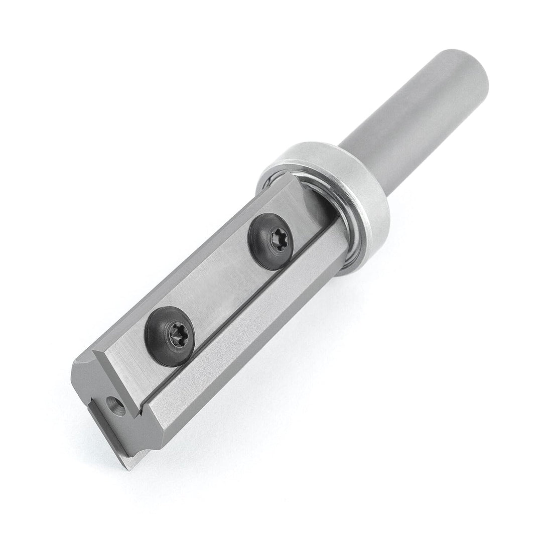 ENT 20322 Wendeplatten Bündigfräser HW, Schaft (S) 12 mm, Durchmesser (D) 22 mm, NL 49,5 mm, mit Kug