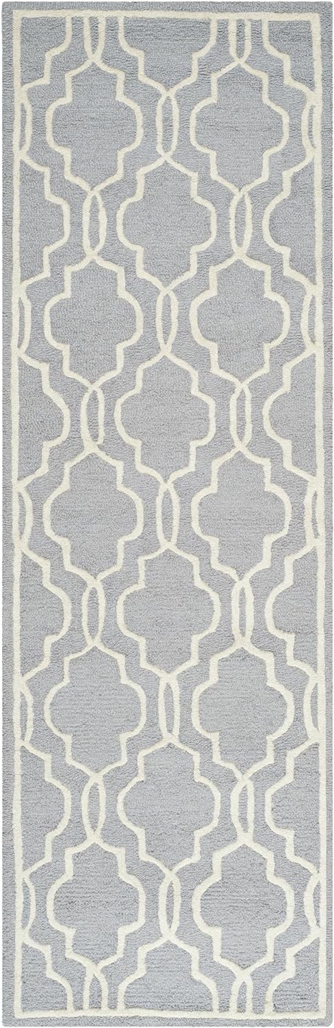 SAFAVIEH Spalier Teppich für Wohnzimmer, Esszimmer, Schlafzimmer - Cambridge Collection, Kurzer Flor