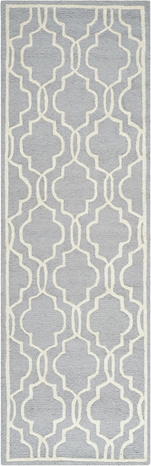 SAFAVIEH Spalier Teppich für Wohnzimmer, Esszimmer, Schlafzimmer - Cambridge Collection, Kurzer Flor