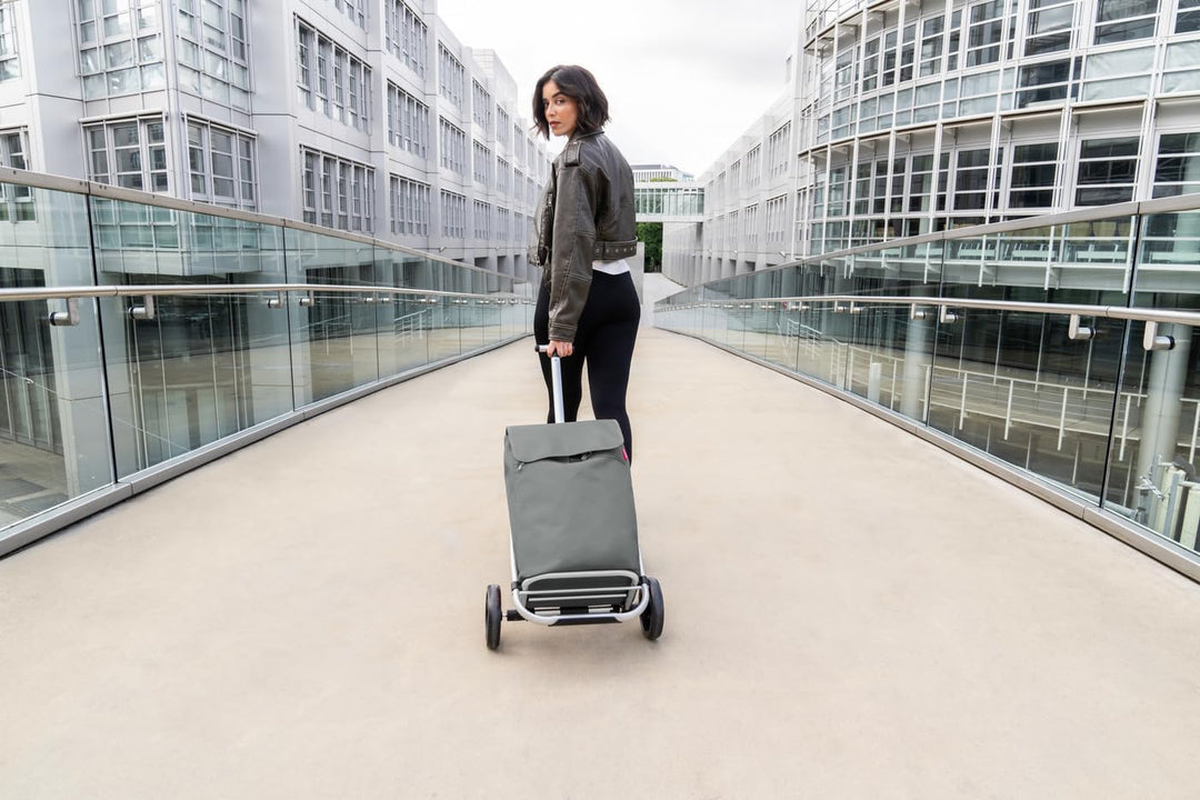 reisenthel Shopping Trolley Grey - Leichter, geräumiger Shopping Trolley für den Wocheneinkauf Einhe