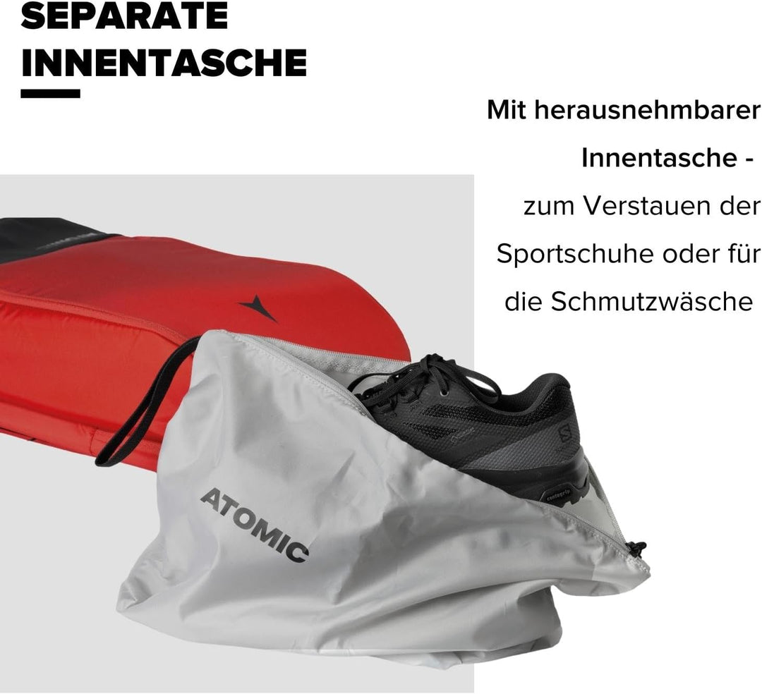 ATOMIC TRAVEL PACK Rucksack - Schwarz - Rucksäcke mit herausnehmbaren Fächern - Laptoprucksack mit 1