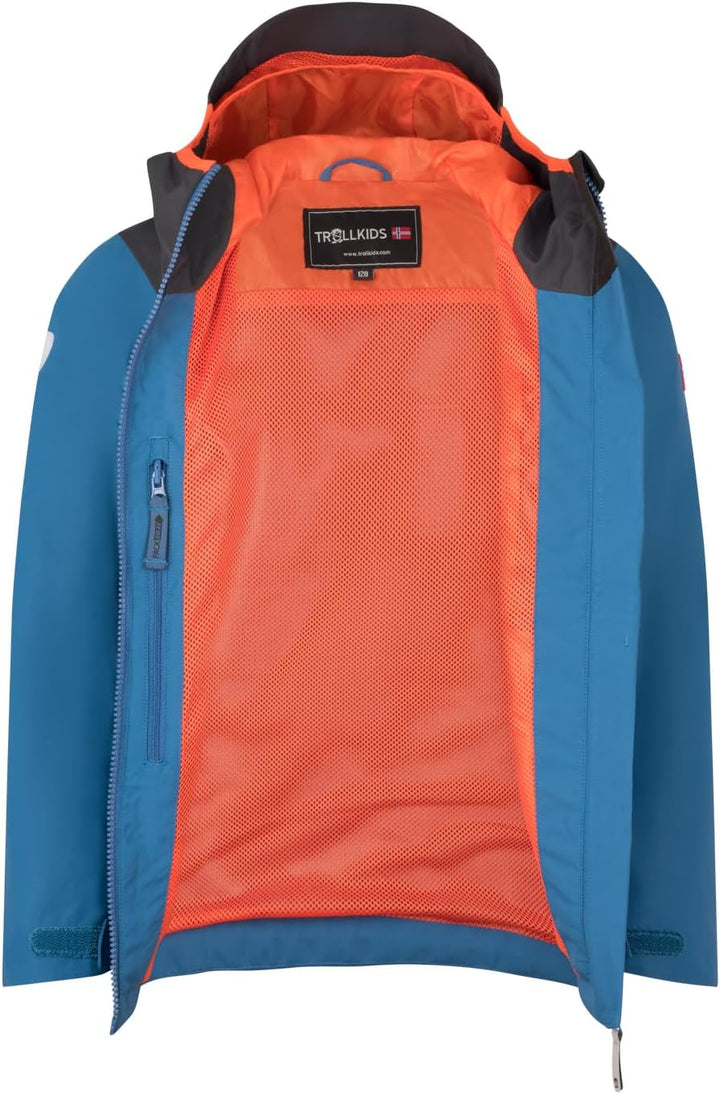 Trollkids Kids Bergen Jacket Nordic Blue 104, Nordic Blue 104