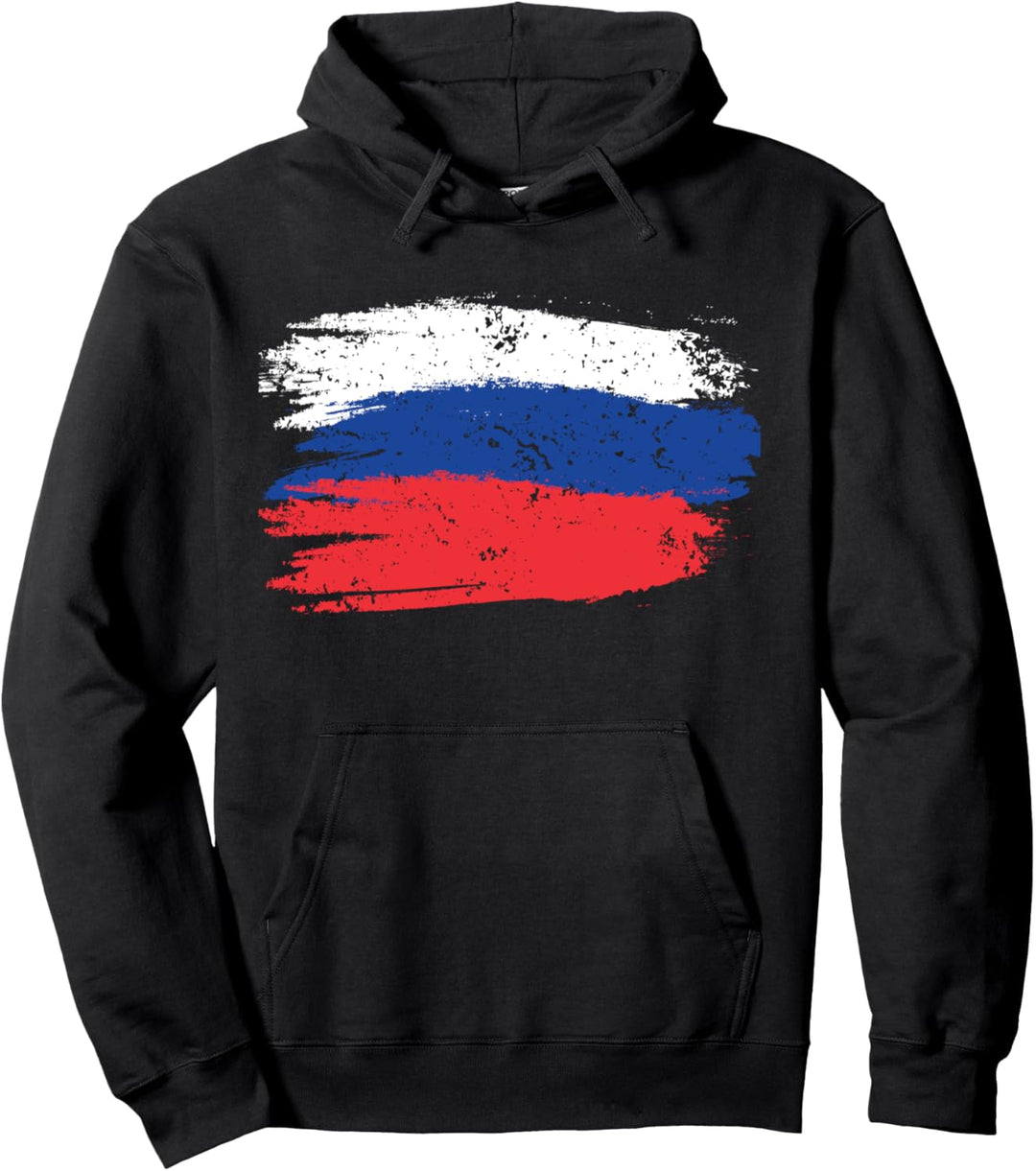 Russische Flagge für Russen und Rusak Pullover Hoodie