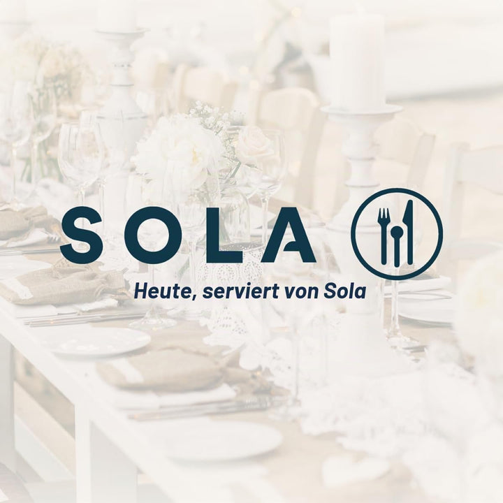 Sola Hollands Glad Besteck Set - 6 Personen Essbesteck - 24 Teilig, 18/10 Rostfreiem Stahl - Robuste