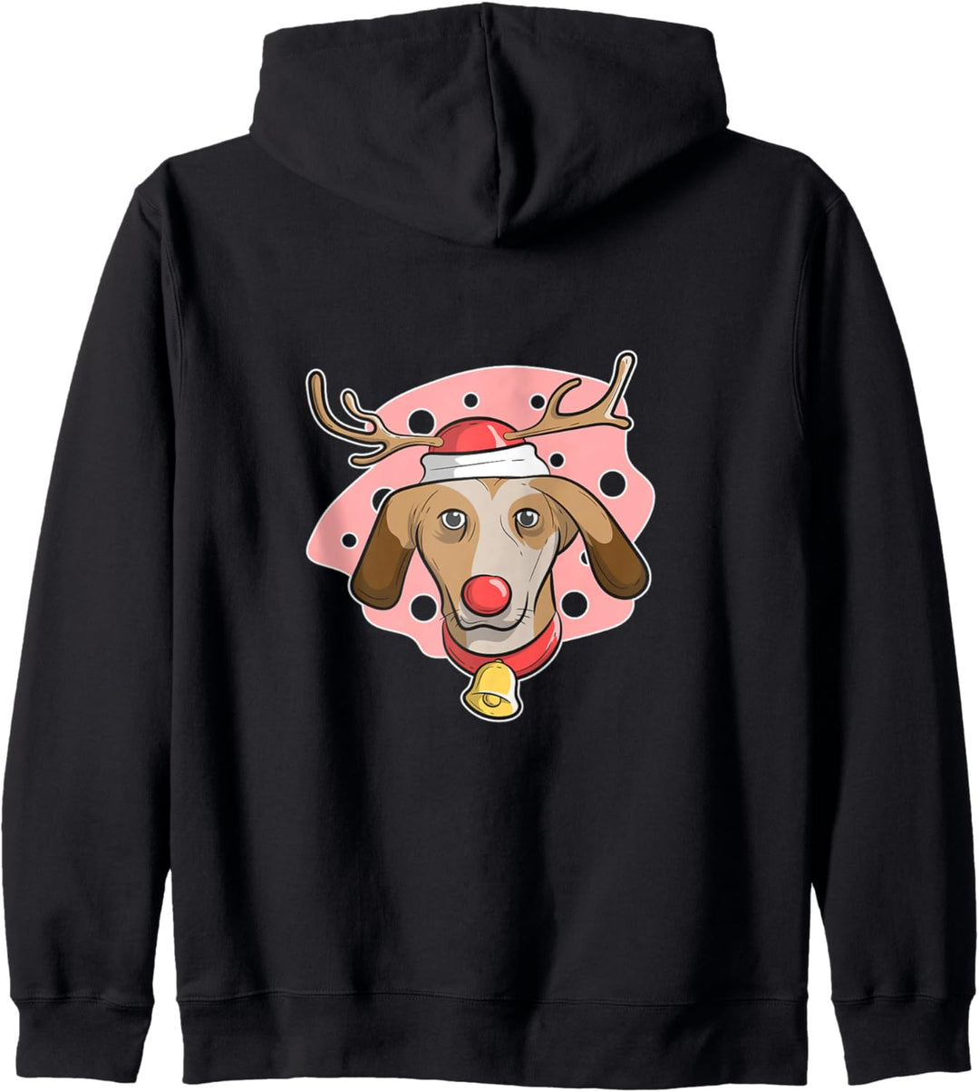 Weihnachten American Foxhound Kapuzenjacke