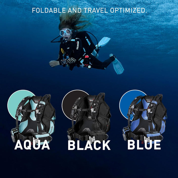 Mares BCD Magellan HD XL Schwarz/Blau, XL Schwarz/Blau