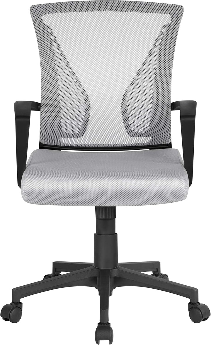Yaheetech Bürostuhl Schreibtischstuhl Drehstuhl mit Netzrücken Chefsessel Office Stuhl höhenverstell