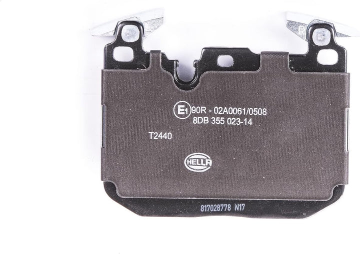 HELLA PAGID 8DB 355 023-141 Bremsbelagsatz - T2440 - Dicke/Stärke: 17.9mm - Bremssystem: Brembo - fü