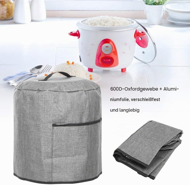 MOUMOUTEN Runde Schnellkochtopf Schutzhülle, Luftfritteuse Schutztasche Schnellkochtopf Abdeckung, S