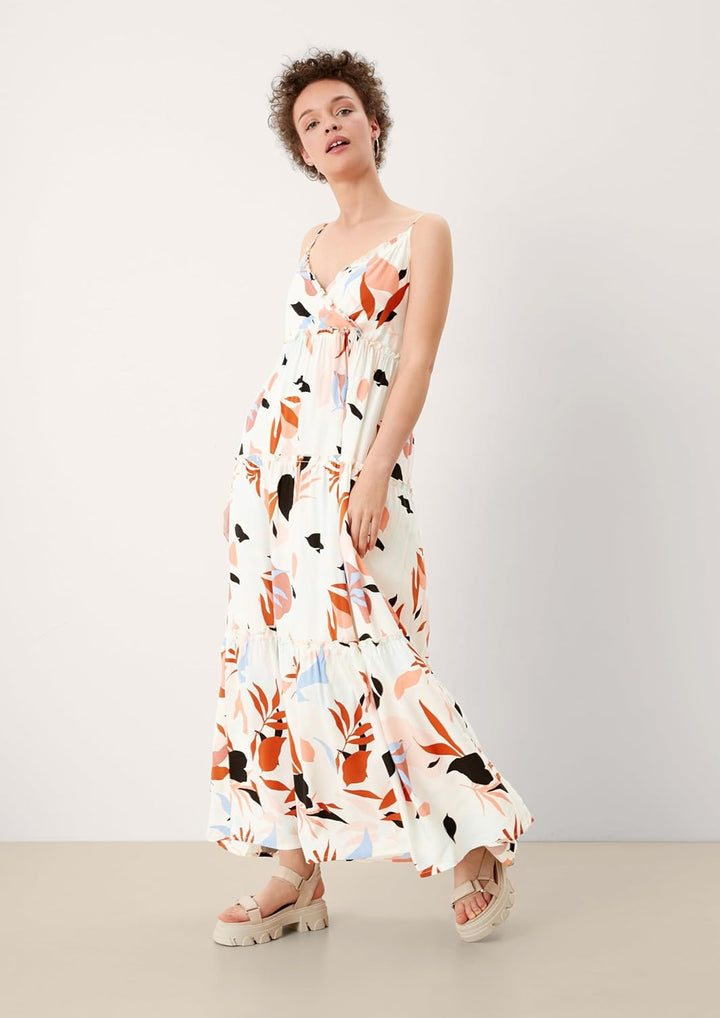 Q/S designed by Damen Kleid 34 Helles_beige, 34 Helles_beige