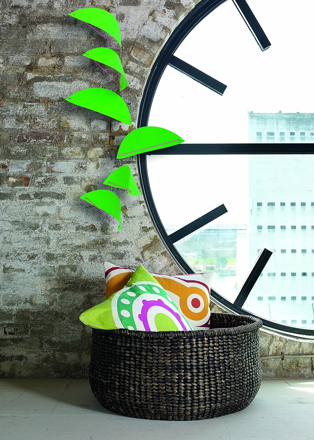 Flensted 150g Kites, Green Mobile, Stahl, grau/pink, 80x38cm