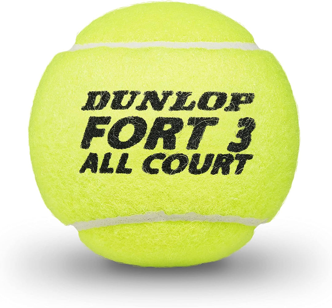DUNLOP Tennisball Fort All Court TS - für Sand, Hartplatz und Rasen 4 Bälle 4 Bälle, 4 Bälle 4 Bälle