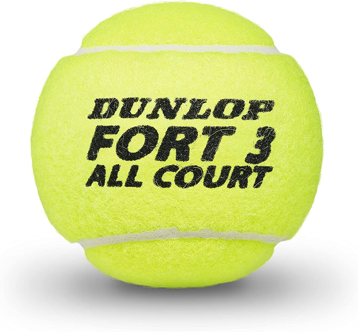 DUNLOP Tennisball Fort All Court TS - für Sand, Hartplatz und Rasen 4 Bälle 4 Bälle, 4 Bälle 4 Bälle
