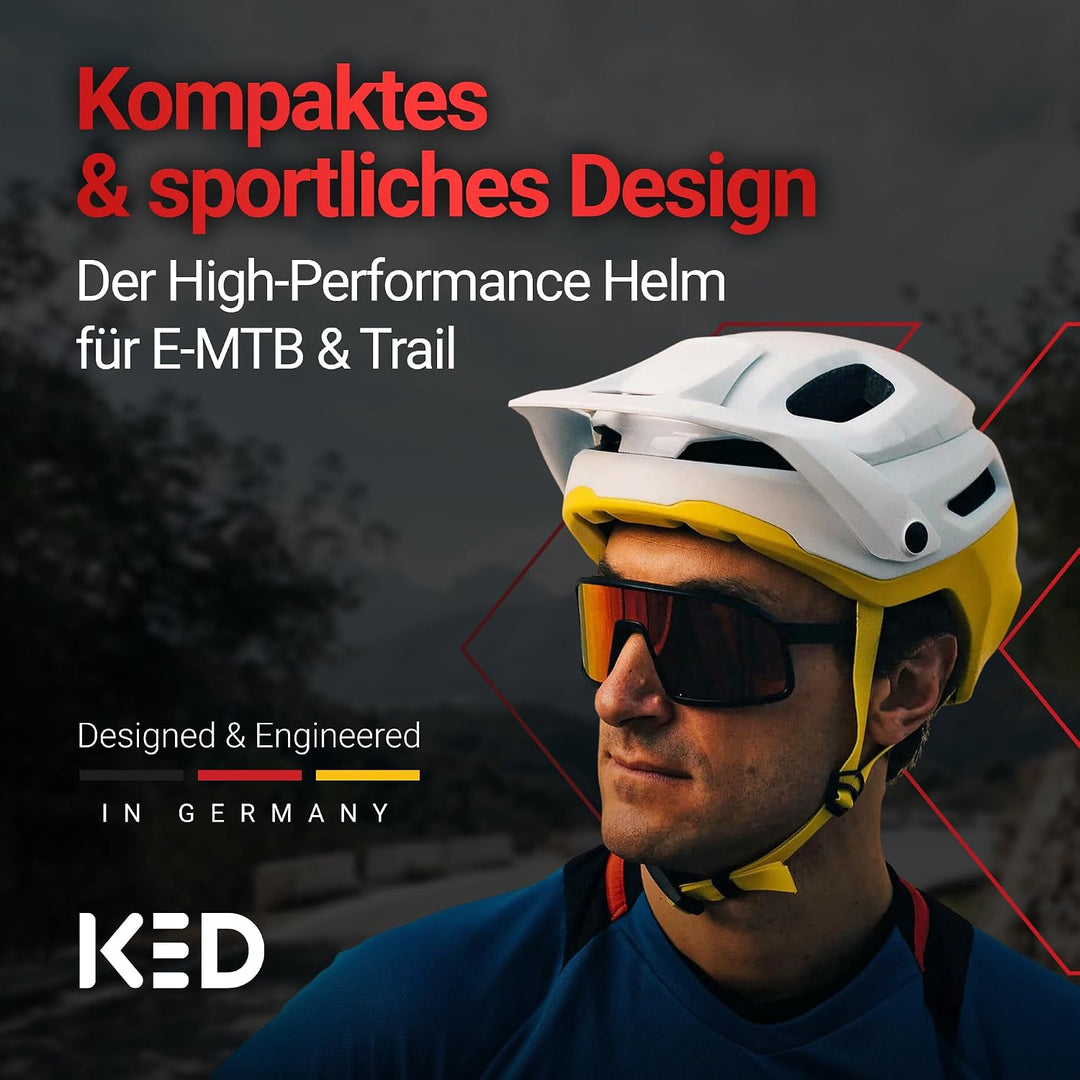 KED Pector ME1 MTB Fahrrad Helm matt Petrol/orange 2023 M (52-58cm), M (52-58cm)