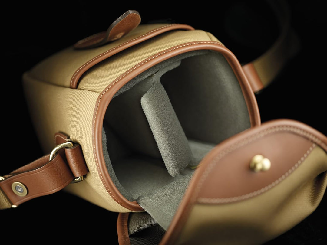 Billingham 72 kleine Kameratasche (schwarzes FiberNyte/schwarzes Leder) Einheitsgrösse Khaki Canvas/