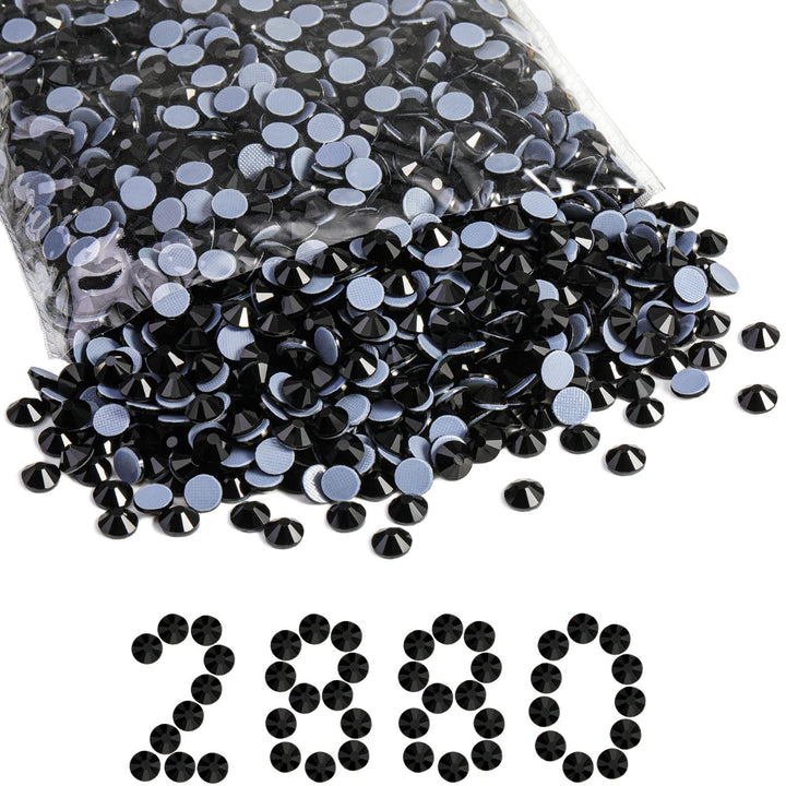 BEADSLAND Hotfix Strasssteine Bulk, 14400 Stück Kristall Hotfix Strasssteine zum Basteln Kleidung DI