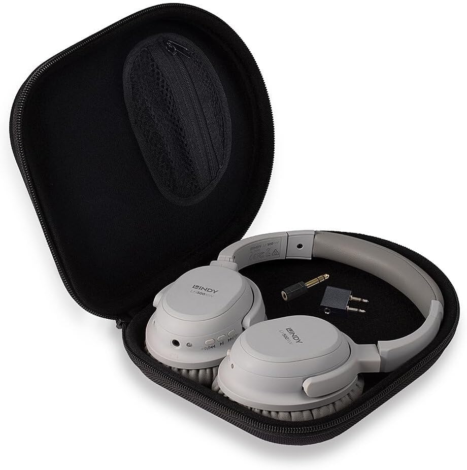 LINDY 73200 LH500XW - Kabelloser Kopfhörer mit Active Noise Cancelling Grau