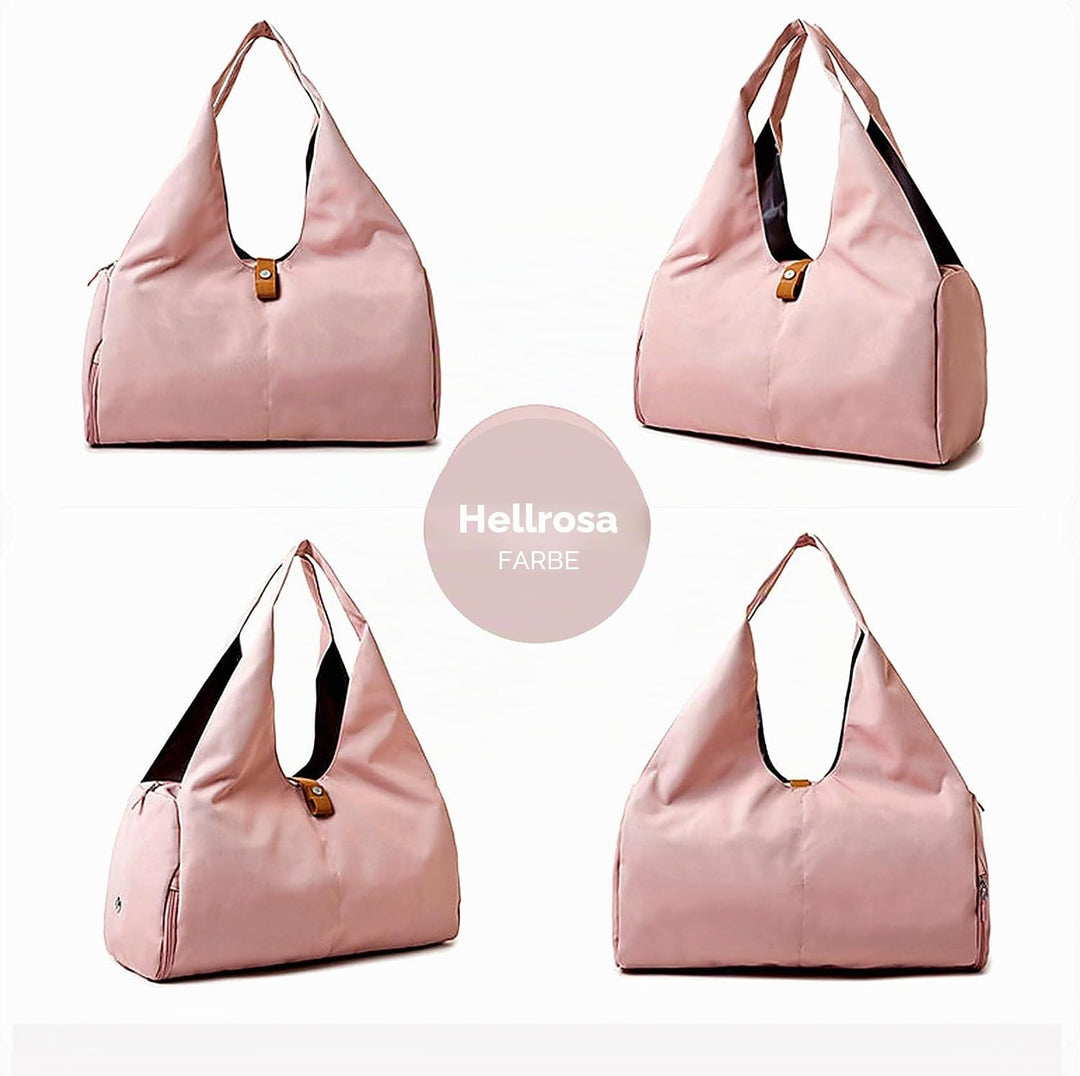 Yogatasche Sporttasche Damen Herren mit Schuhfach &amp; Nassfach – Yoga Tasche Fitnesstasche Trainingsta