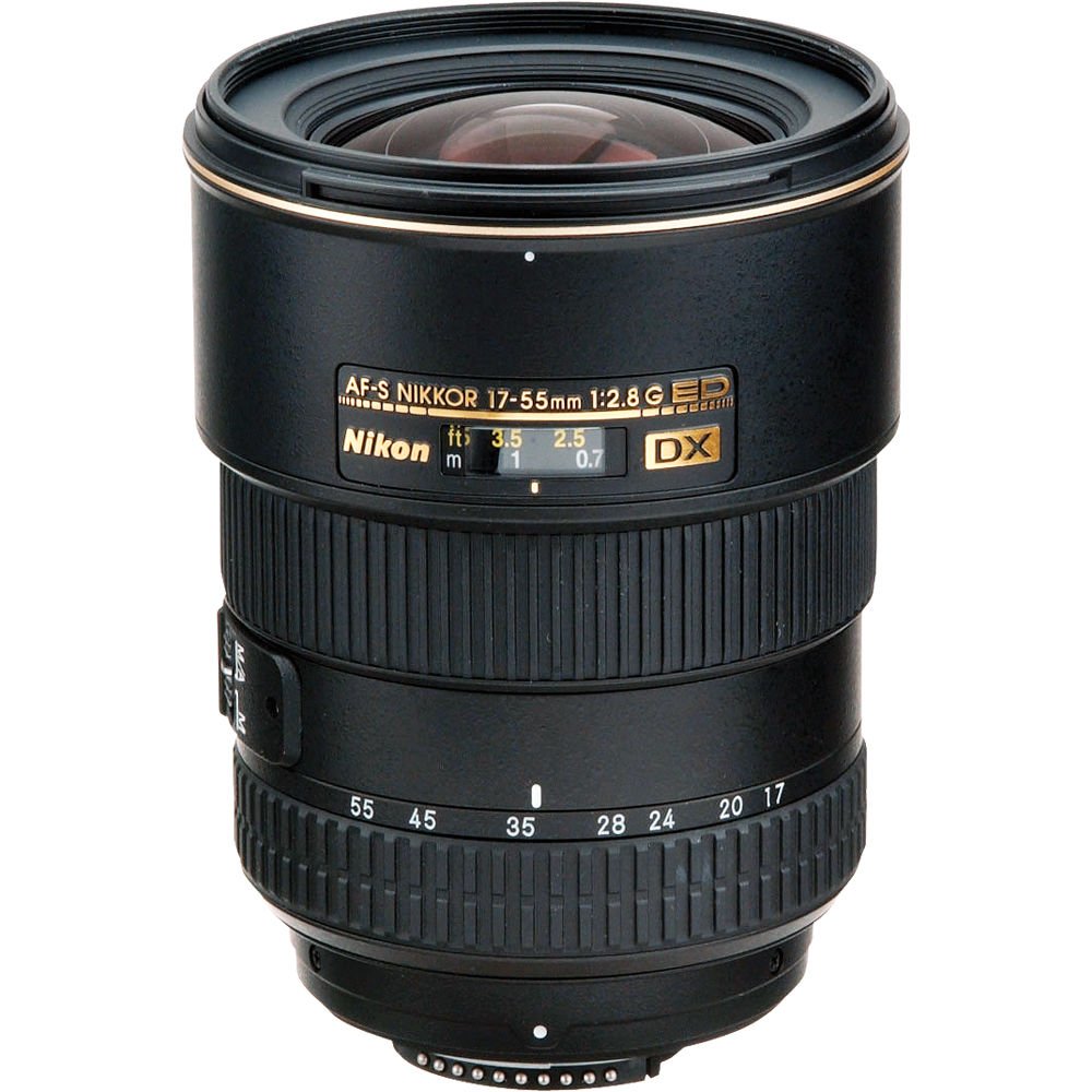 Nikon AF-S DX Zoom-Nikkor 17-55mm 1:2,8G IF-ED Objektiv (77mm Filtergewinde)