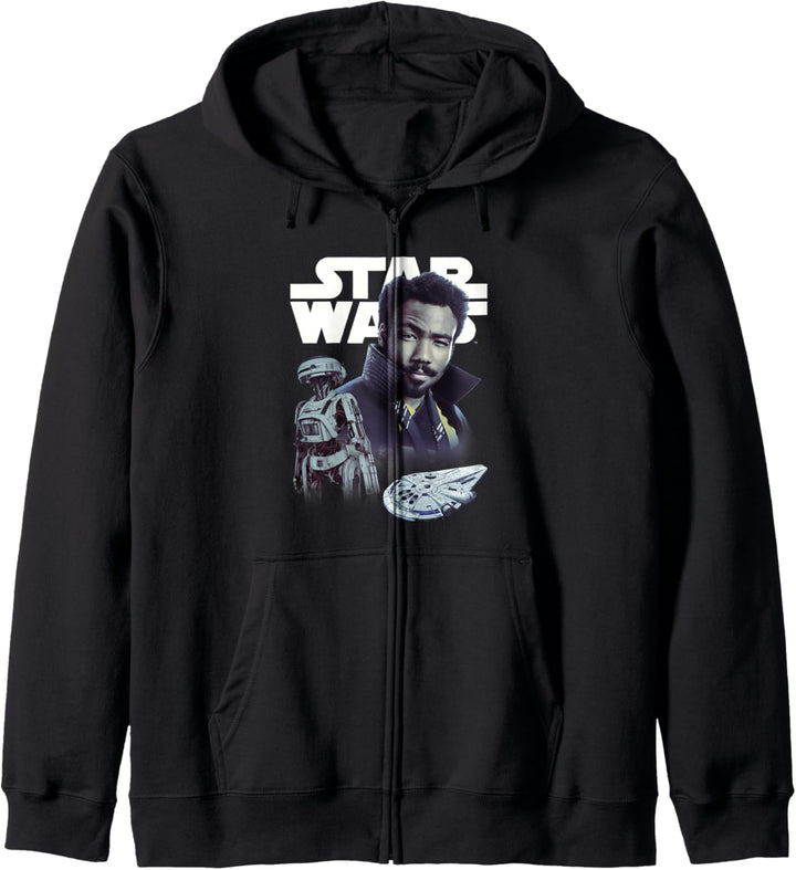 Star Wars Han Solo Movie Lando Story Logo Kapuzenjacke