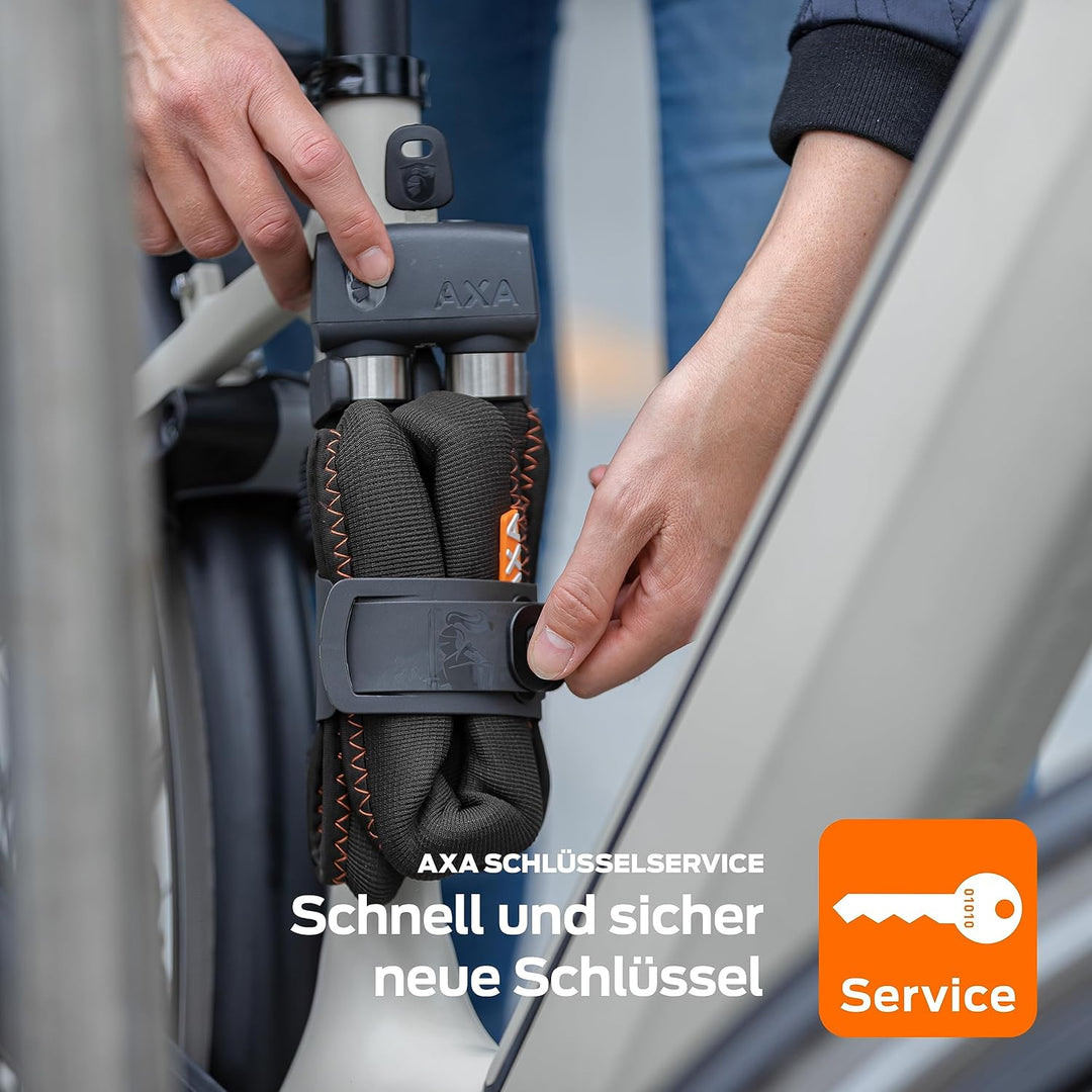 AXA Foldable 1000 – Faltschloss – Sicherheitsstufe 11 – Geeignet für Fahrradversicherung – Gliederdu