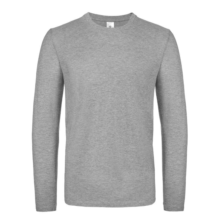 B&C - #E150 Long Sleeve/Sport Grey, XL