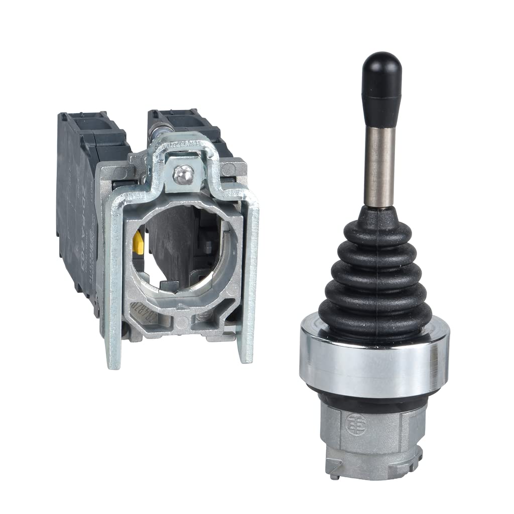 Schneider Electric XD4PA24 Joystick, Harmony XB4, Metall, 22mm, schwarz, 4 Richtungen, 1-stufig, tas