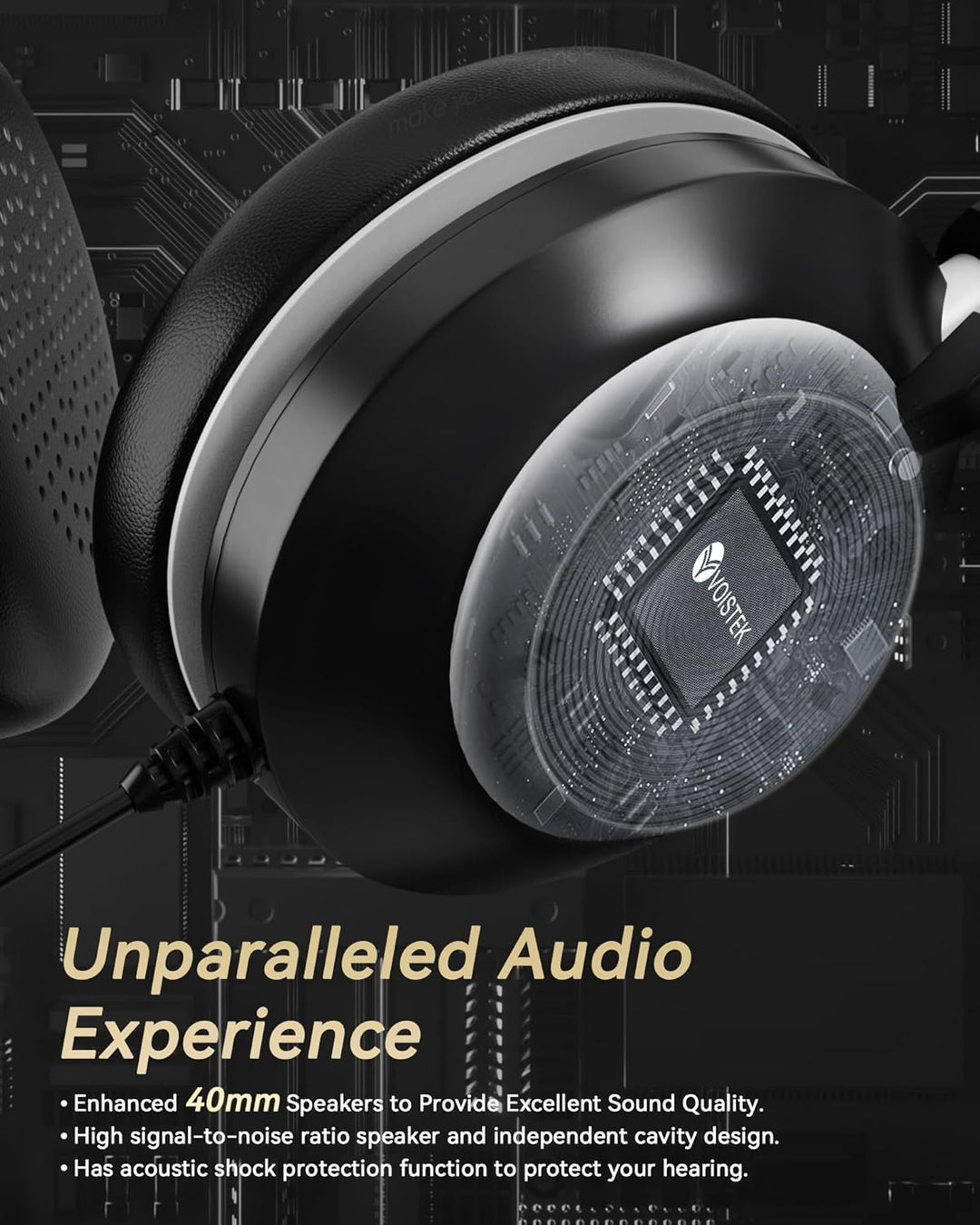 Headset mit Mikrofon (Single-Ear) USB/3,5mm/USB-C | Büro Headsets mit Noise Cancelling für Call Cent