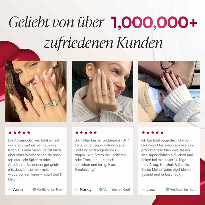 DOONAILS Soft Gel Press On Nails 30er Set Latte Short Square Form Beige Nägel zum Aufkleben Full Cov