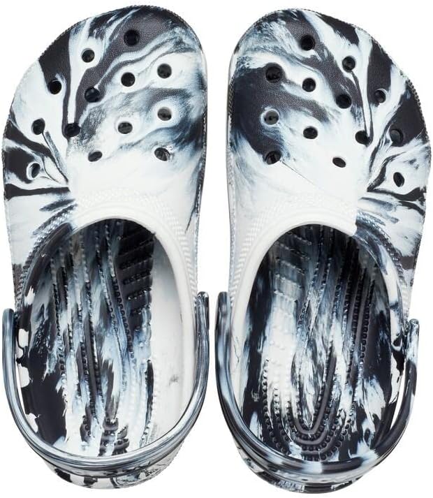Crocs Unisex Kinder KlassischHolzschuh 32 EU Schwarz Weiss