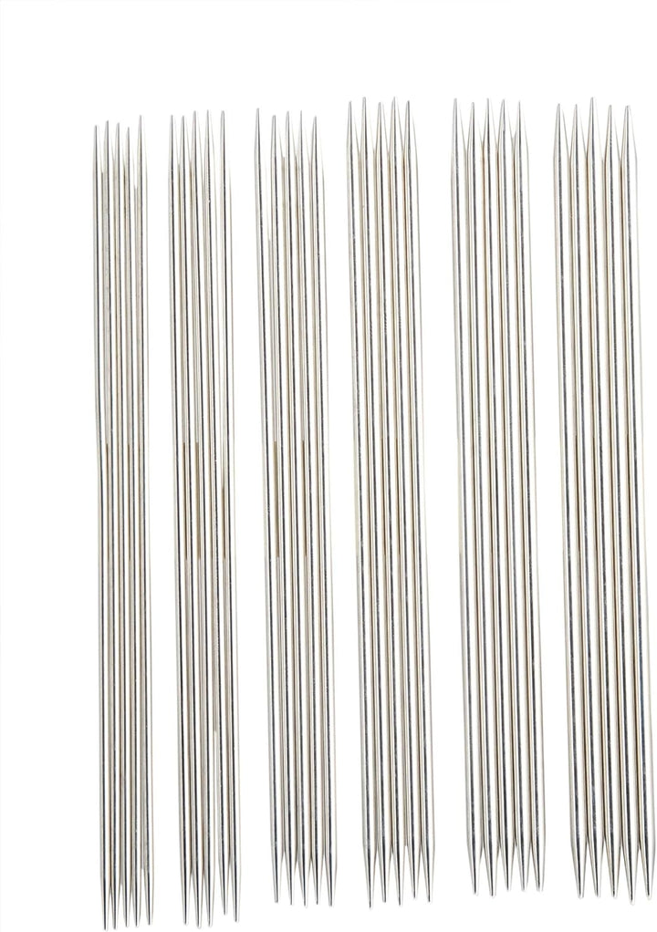 KnitPro - Nova Metal (15 cm, 2,00-4,00 mm) Doppelspitznadel -Set - 1 Einheit