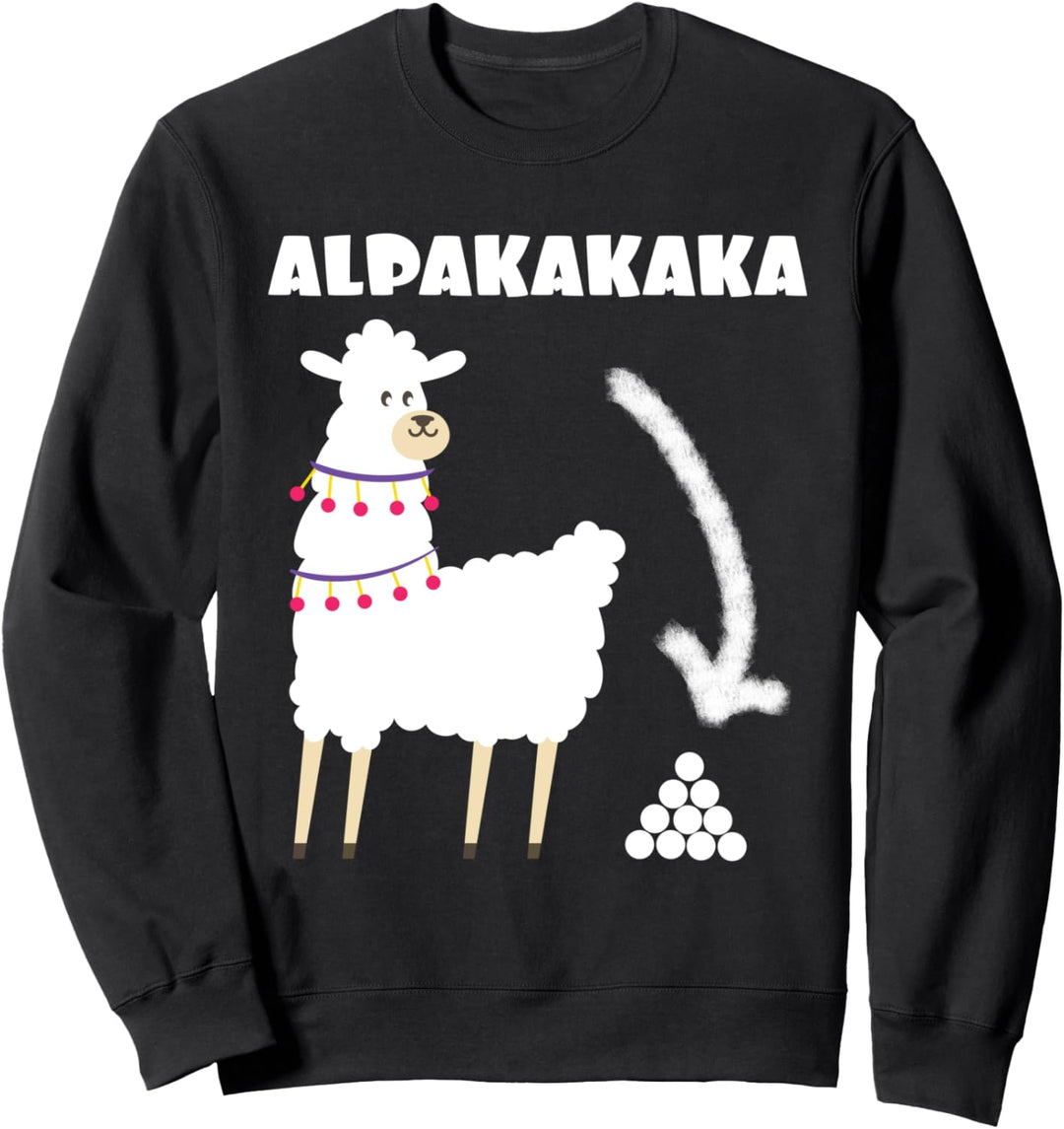 Lustige Alpaka Designs Sweatshirt