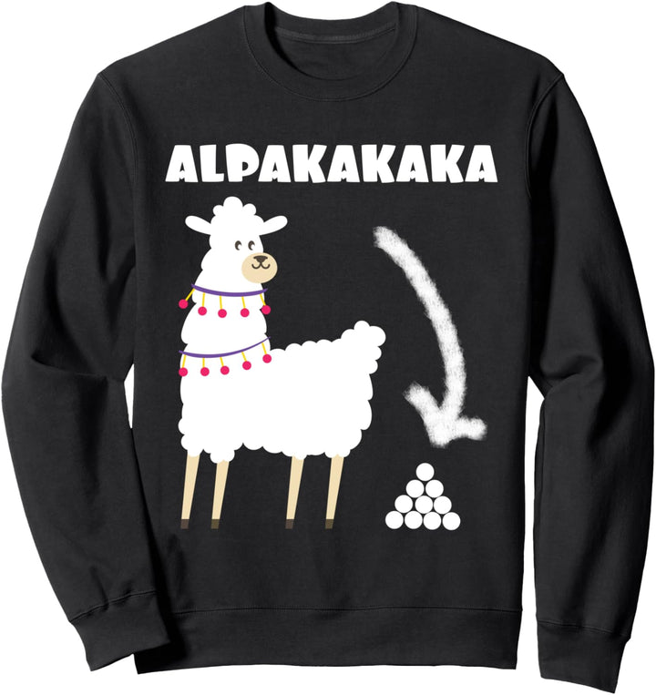 Lustige Alpaka Designs Sweatshirt