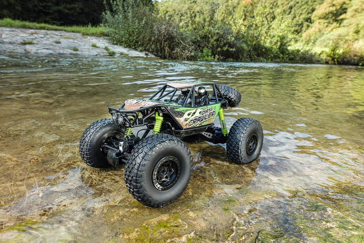 Carson 500404289 1:8 Dirt Crawler 4x4 100% RTR grün - Ferngesteuertes Auto, RC Auto, RC Fahrzeug, RC