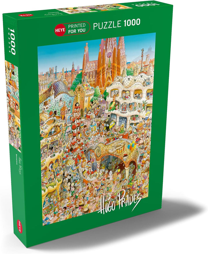 Barcelona - Hugo Prades - Premium 1000 Teile Puzzle - MyPuzzle Sonderkollektion von Heye Puzzle, 100